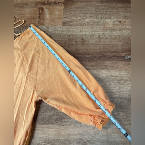 Free People Beach open back babydoll dress MEDIUM boho‎ oversized pockets - Picture 12 of 15